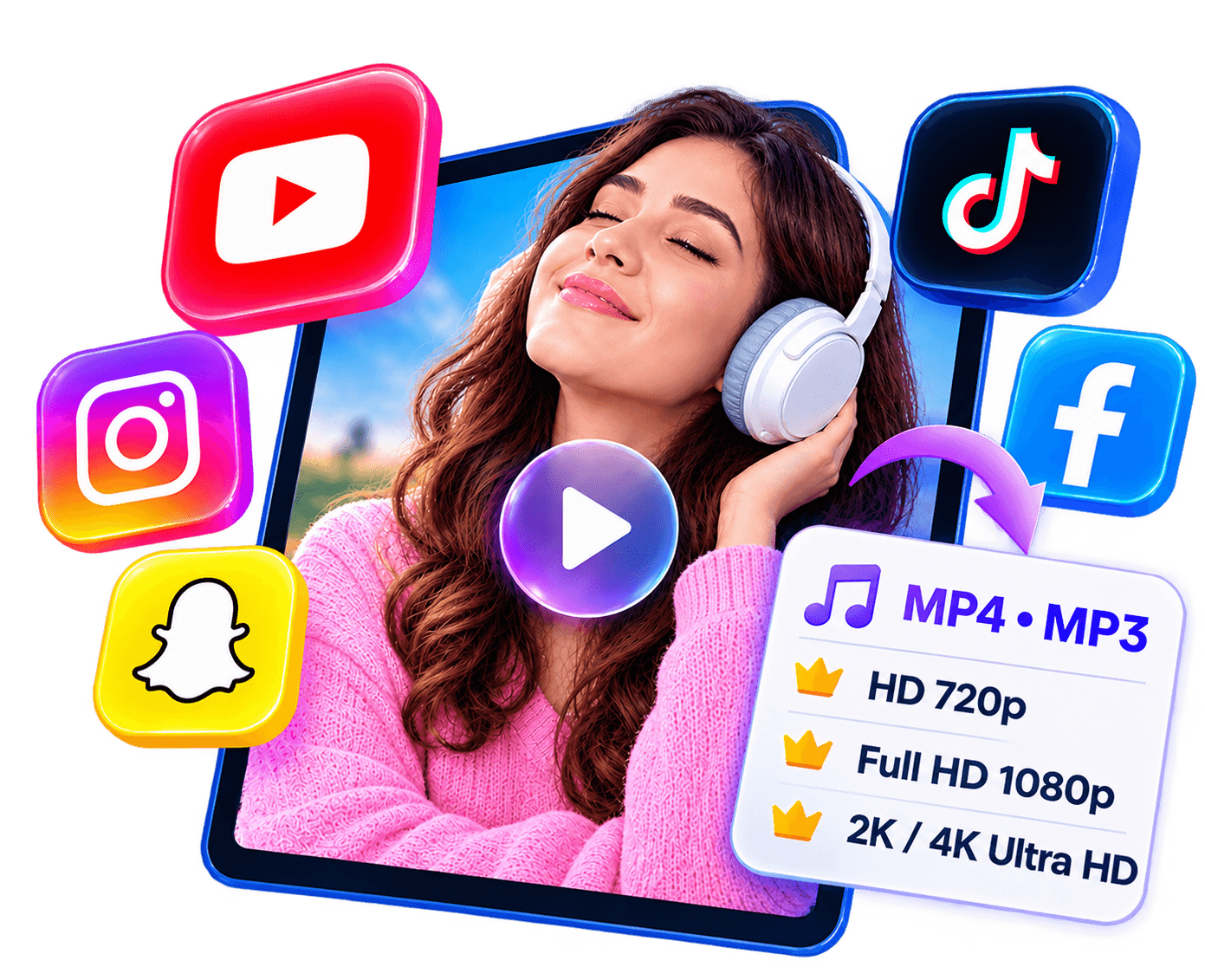 TubeAny Media Illustration